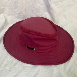 Burgundy Tilley Airflow Hat size 7 3/8